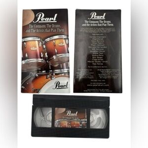 Pearl The Drums & The Artists That Play Them VHS RARE Vinnie Paul Chad Smith